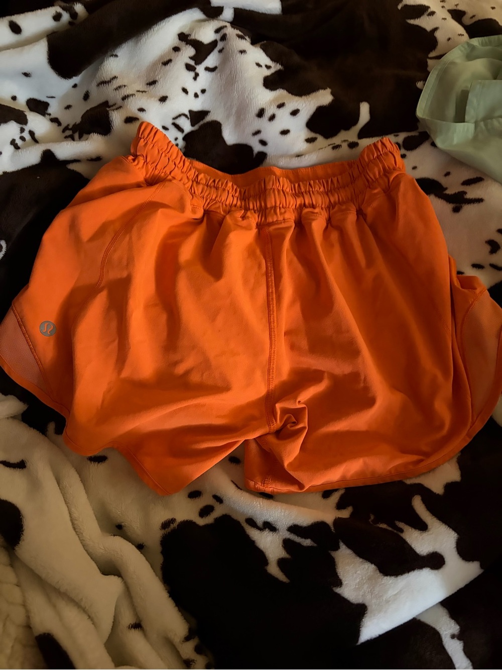 lululemon athletica Bright Orange Athletic Shorts